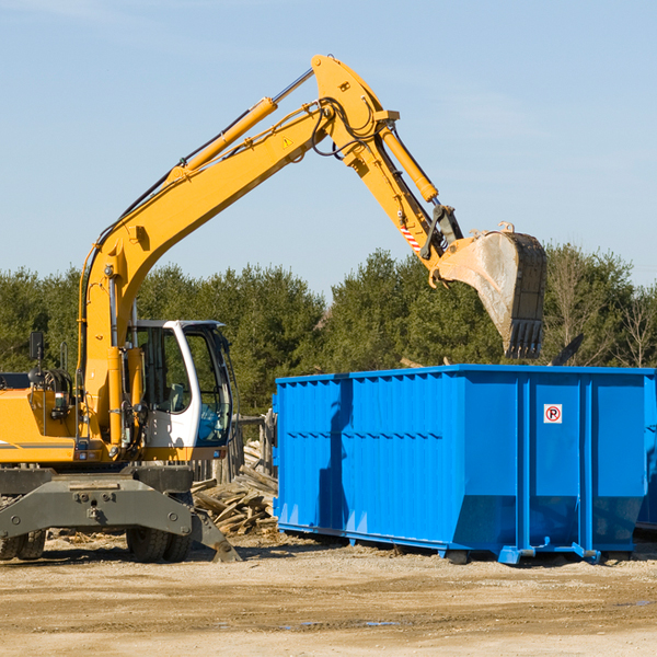 can i rent a residential dumpster for a construction project in Maple Grove Michigan